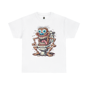 Funny Cartoon Toilet Monster Tee